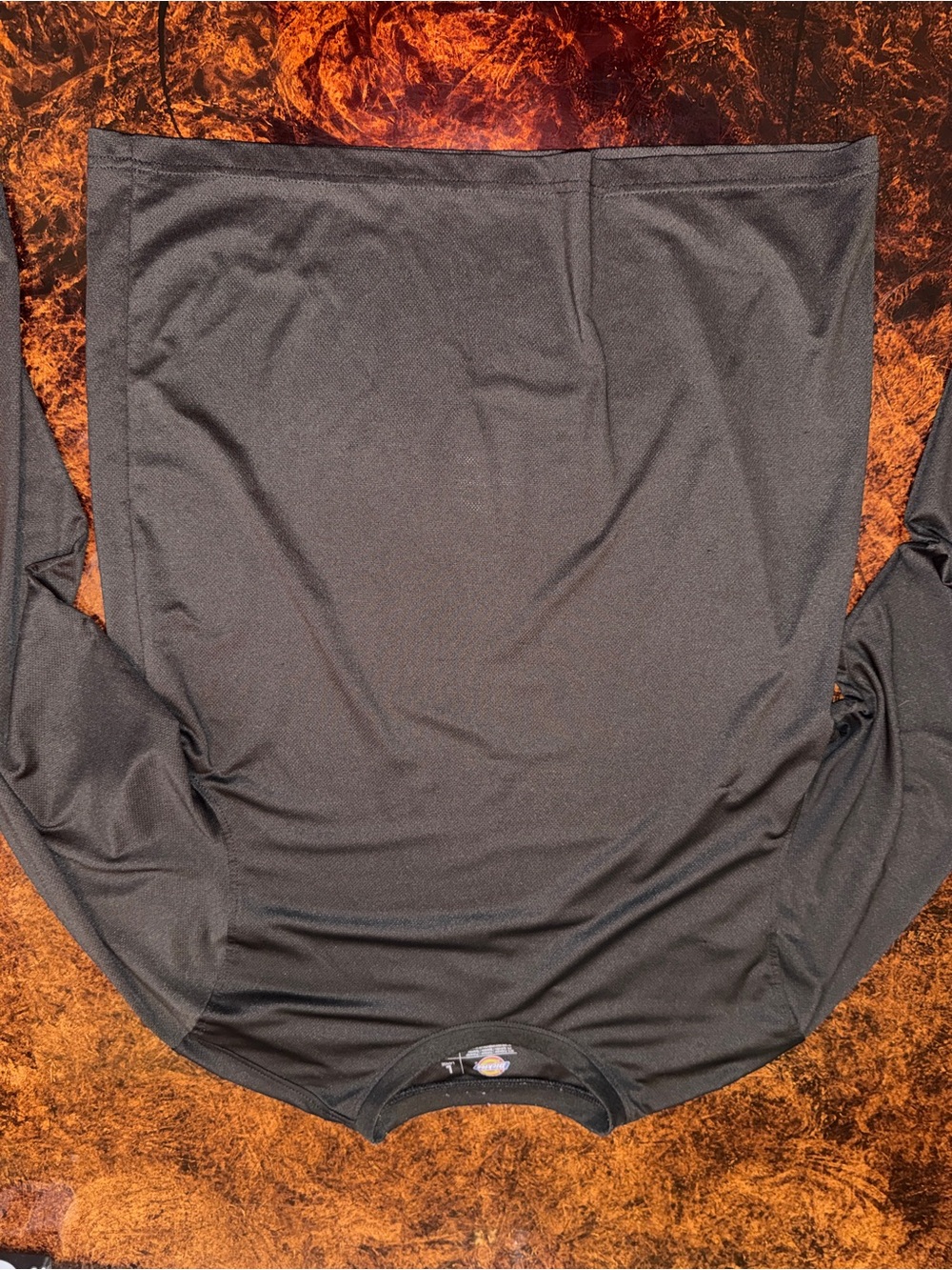 Dickies Black Long Sleeve Performance Tee